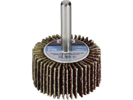 Kotúč KONNER FW402, 40x20 mm, P040, lamelový, na stopke, do vŕtačky