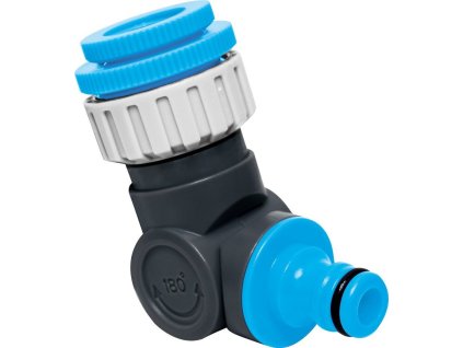 Adaptér AQUACRAFT® 550342, kĺbový,  1/2"-3/4"-1", 360, 180, samec, na záhradnú hadicu