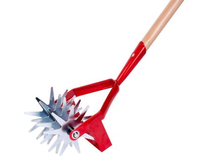 Kultivátor Yardworks, CU-904, 4 nože, drevená násada 120 cm