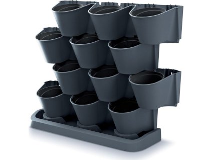 Kvetináč Garden Floor Vertical 685x190x546 mm, vertikálny, kaskádový, antracit