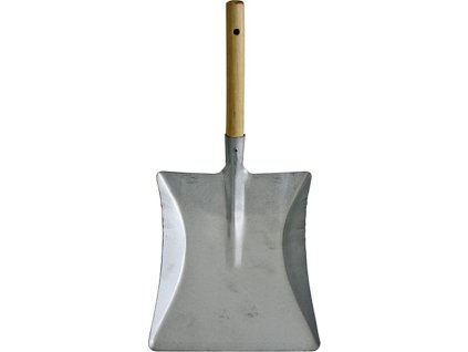 Lopatka Z162, kovová, lakovaná s drevenou rúčkou, 47x21,5x8 cm