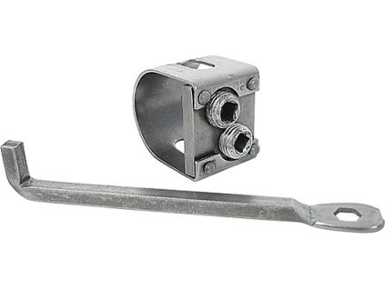 Objímka na kosu KOVO, kovová, 2x skrutka s kľúčikom