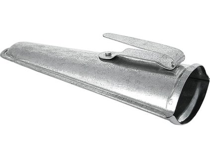 Pouzdro na brousek na kosu,délka 190mm, Ø otvoru 35x65mm