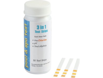 Pásky Strend Pro Pool 4522005, testovací, pH/Cl/Alkalinita