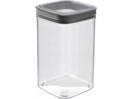 Dóza Curver® DRY CUBE, 2300 ml, transparentná/sivá, 118x118x245 mm