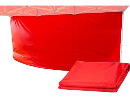 Stěna FESTIVAL 30, červená, pro stan, UV odolná