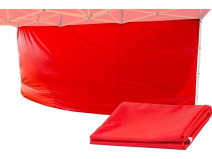 Stěna FESTIVAL 45, červená, pro stan, UV odolná