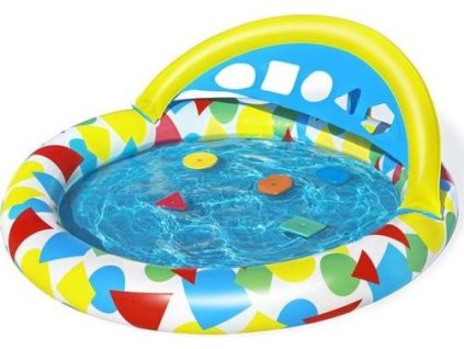 Bazének Bestway® 52378, Splash & Learn, dětský, nafukovací, s vkládáním tvarů, 120x117x46 cm