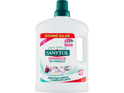 Dezinfekce Sanytol, na prádlo, vůně bílých květů, 1500 ml