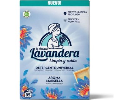 Prací prášek Lavandera, marseillské mýdlo, 4675 g/85 pracích dávek, na praní