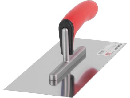 Hladítko Strend Pro Premium BRAVO RED SoftHand, 270x130 mm, 0,7 mm, rovné, nerez