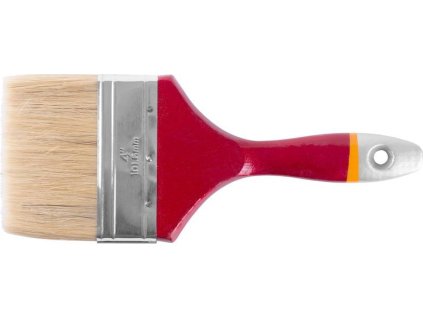 Štětec Strend Pro JA095, 4", plochý, malířský, s PVC štětinami, dřevěná rukojeť