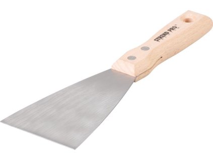 Stěrka Strend Pro Premium S295, 80x1,2 mm, Inox/nerez, buková rukojeť