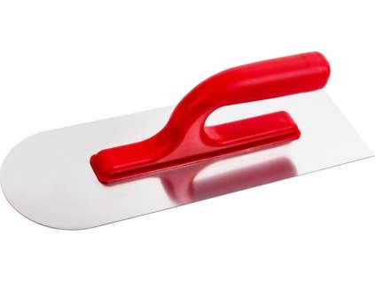 Hladítko Strend Pro Premium, REDhand, U-TYPE, plast. rukojeť, zaoblené, 320x110 mm, 0,7 mm, nerez