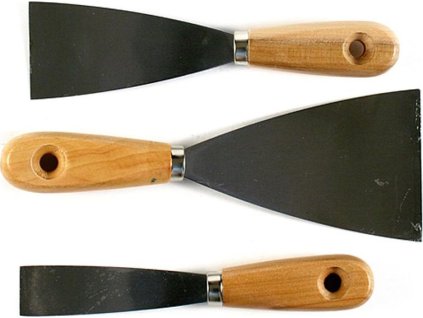 Sada stěrek Strend Pro SS009 3 dílná, 20-50-80 mm, dřev. rukojeť