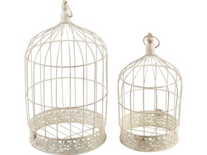 Dekorace MagicHome Mecco, Klec pro ptáky, set 2 ks
