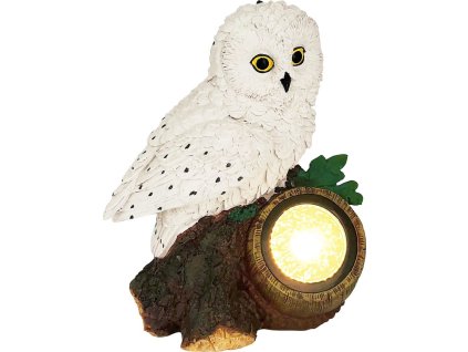 Dekorace Strend Pro Garden, sova, solární, 1xLED, 17x14x21 cm