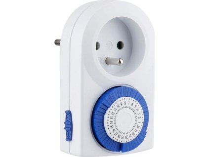 Časovač Strend Pro, mechanická spínací zásuvka, 220-240 V, Max. 3500 W