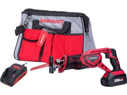 Set Worcraft WSET-09 S20Li ShareSYS, ocasní pila, 1x akumulátor 2.0 Ah, 1x nabíječka + brašna