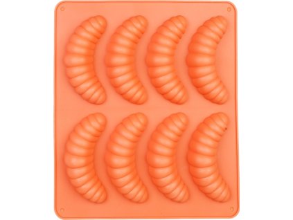 Forma na pečení MagicHome 8 vanilkových rohlíčků, silikon, 24,6x22,3x2cm