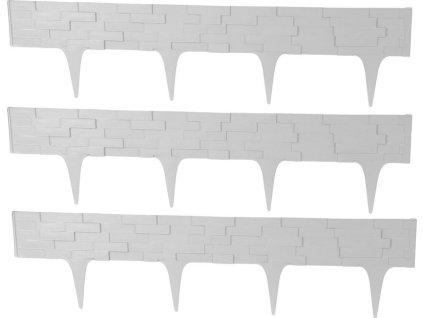 Palisáda StonePalisade L-2,37m, grafit, bal. 3 ks, 790x95/200 mm, UV