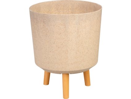 Květináč Strend Pro, barva Bambusové vlákno, 30x30x37 cm