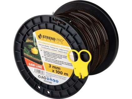 Silon na sečení Strend Pro Premium SawLine 3 mm, L-100 m, zoubkovaný