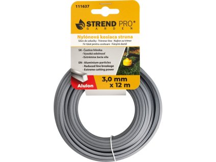 Silon na kosenie Alulon ADQ 3,0 mm, L-12 m, hranatý