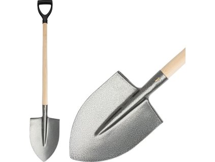 Rýč S506.WH špičatý, KomaXit, dřevěná násada D