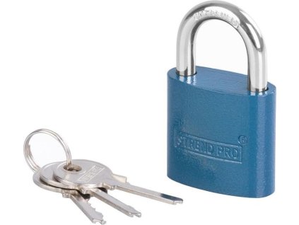 Zámek Strend Pro HP 38 mm, visací, modrý