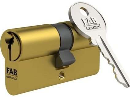 Vložka cylindrická FAB HOME 1.00*/D 30+35, 3 klíče, stavební, mosaz, blistr
