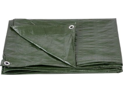Plachta Tarpaulin Light 3x3 m, 65 g/m, zakrývací, zelená, s oky