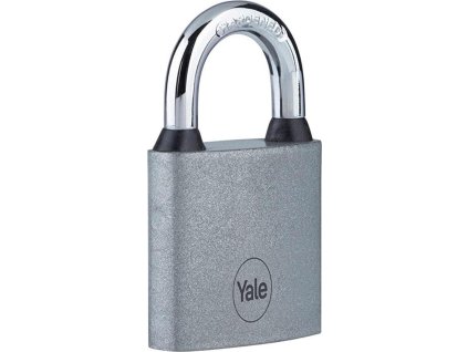 Zámok Yale Y111S/38/121/1, visiaci, železný, strieborný, 38 mm, 3 kľúče