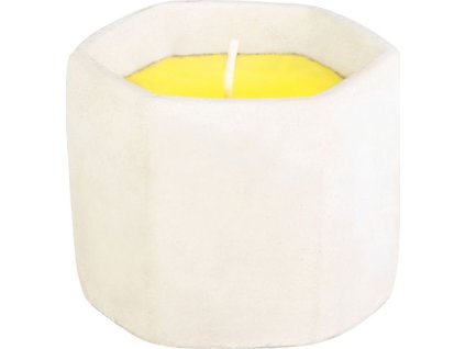 Sviečka Citronella, cement, 85 g, repelentná, 90x75 mm