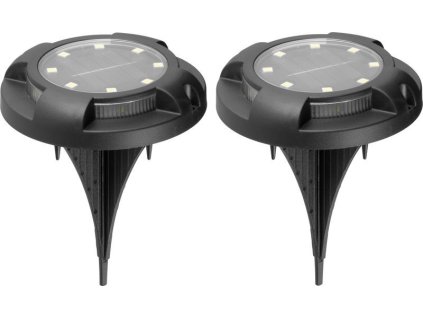Lampa Strend Pro Strend Pro Crater, 11x14 cm, solárna, 12x SMD LED, AA, 2 ks