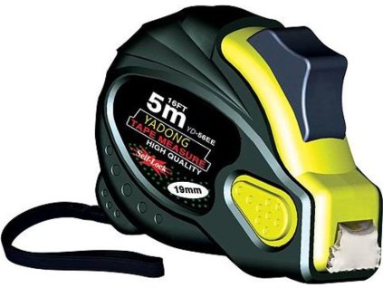 Meter Strend Pro WorkTiger 6E, 5 m, 19 mm, zvinovací, AutoStop, pogumovaný