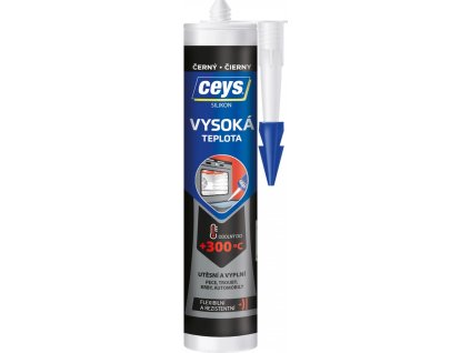 Silikon CEYS vysoká teplota, černý, 280ml