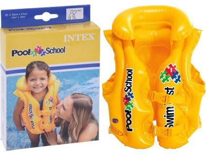 Vesta Intex® 58660, Pool School Deluxe, detská, nafukovacia, do vody, 3-6 rokov, 50x47 cm