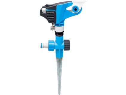Rozprašovač, rotačný AQUACRAFT® 260220, Impulzný zavlažovač, premium, hrotový, Alu