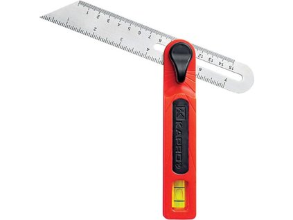 Uholník KAPRO® 301, nastaviteľný, s libelou