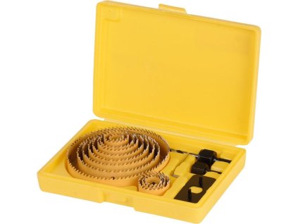 Sada vyrezávačov Strend Pro CHS 6016, Bi-metal, korunky, 16 dielna, 19-127 mm, professional