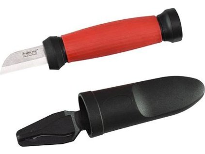 Nôž elektrikársky Strend Pro EK100, krátky, nerez, na káble