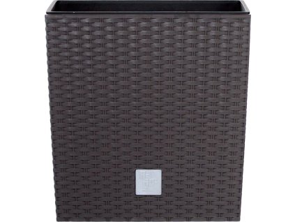 Květináč RATO LOW s vkladen 20 cm - barva: umbra