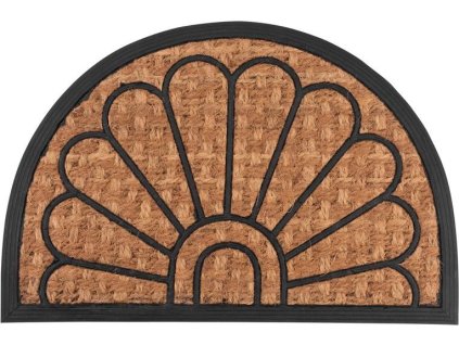 Rohožka MagicHome RBP 139, pred dvere, Peacock, 40x60 cm, guma/panama