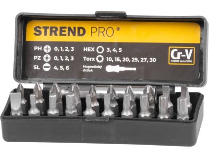 Sada bitov Strend Pro EVE-12054 • 21 dielna, L-25 mm + držiak bitov