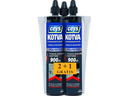 kotva montážní chemická 300ml POLYESTER 2+1 GRATIS