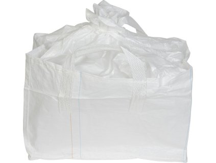 Vak BigBag TSF2, 68x35x46 cm, PP, 2 uši, biely, vrece šnúrovacie, rovné dno, max. 100 kg, záhradný