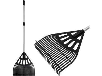 Hrable na lístie Strend Pro DLR-810, vejárové, ALU násada