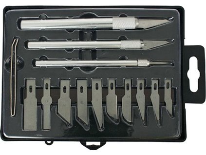 Sada skalpelov Strend Pro CS380, 17 dielna