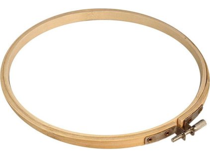 Vyšívací kruh bambusový Ø15 cm (Balení 1 ks, Varianta 1 (Ø15 cm) bambus světlý)